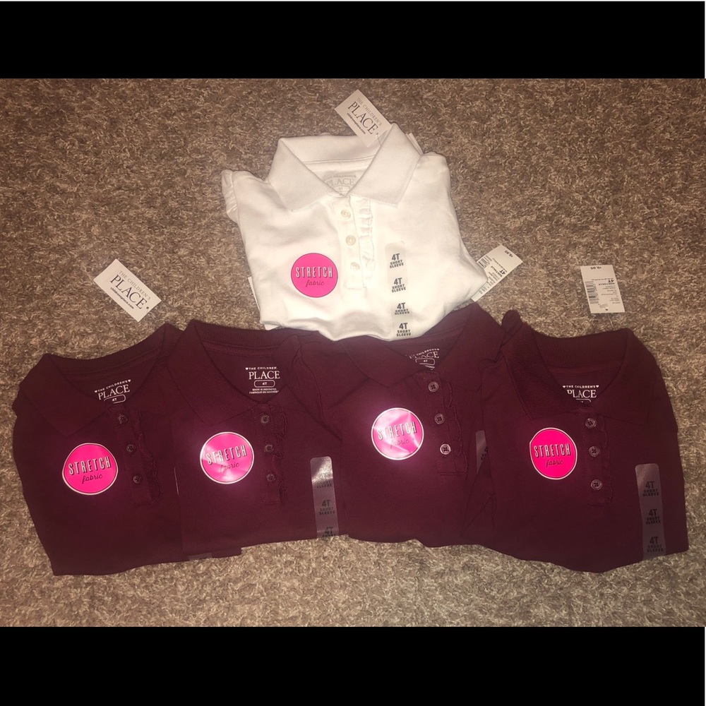 Children’s Place Toddler Girl Uniform Polos